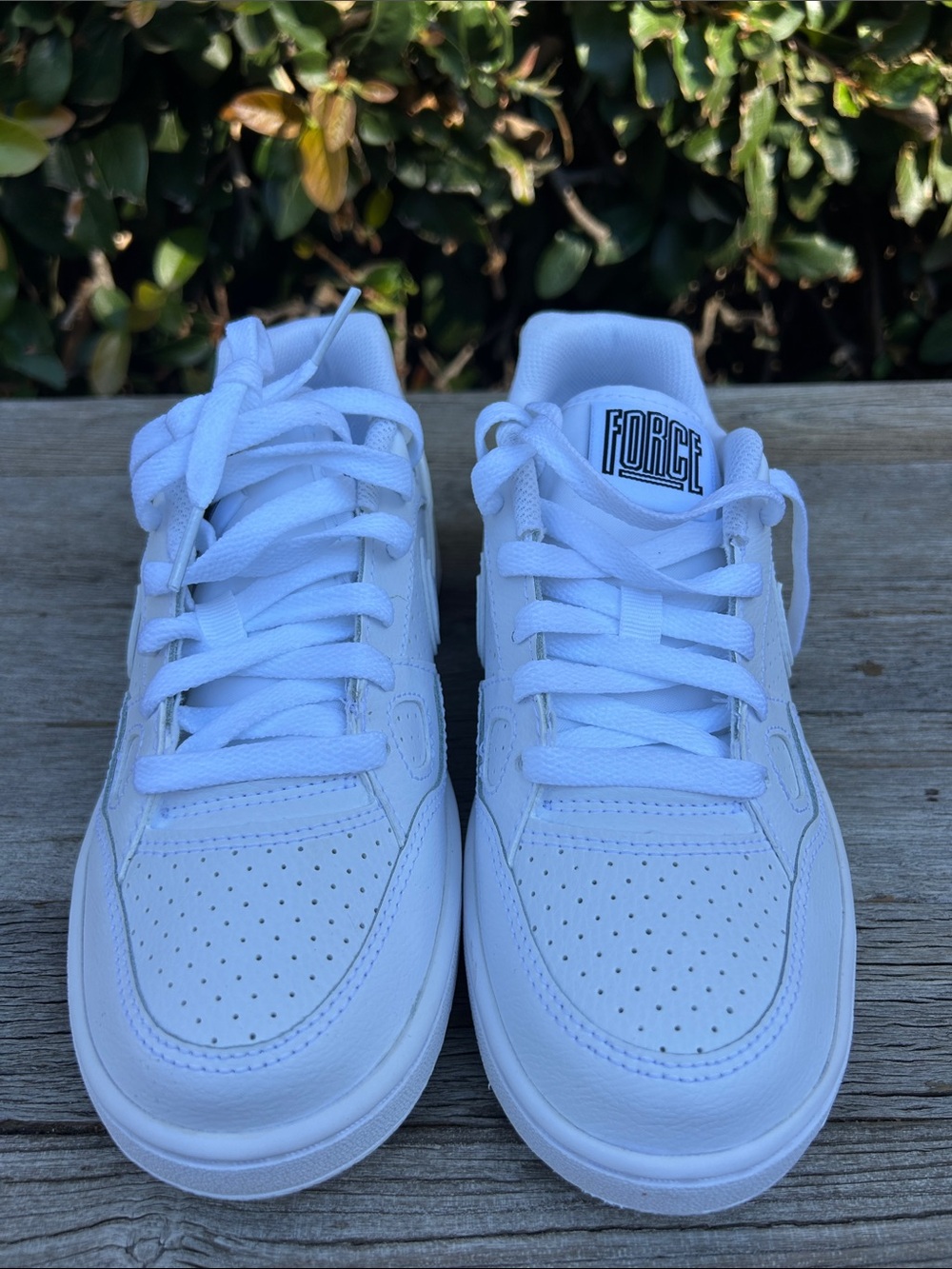 Nike For e All-White Low-Top Sneakers - Picture 1 of 3